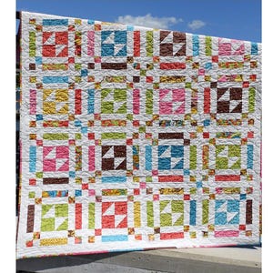 Butterfly Fancys Layer Cake Quilt Pattern - Easy PDF INSTANT DOWNLOAD    -   Throw Size