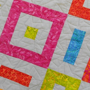 Soho Sanctuary Beginner Quilt Pattern Easy Jelly Roll Quilt Pattern hard Copy Version image 4