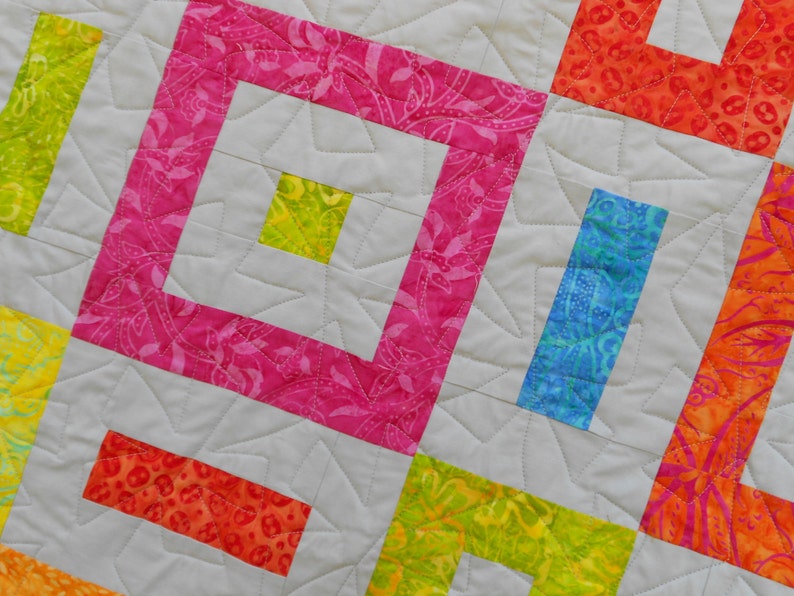 Soho Sanctuary Beginner Quilt Pattern Easy Jelly Roll Quilt Pattern hard Copy Version image 4