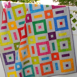 Soho Sanctuary Beginner Quilt Pattern Easy Jelly Roll Quilt Pattern hard Copy Version image 3