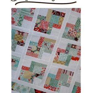 Quilt Pattern Danish Delights Layer Cake Quilt Pattern 3 Sizes Quick, Easy PDF INSTANT DOWNLOAD image 4