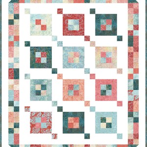 Fair & Square-quiltpatroon: van ledikant tot queensize (pdf-patroon)