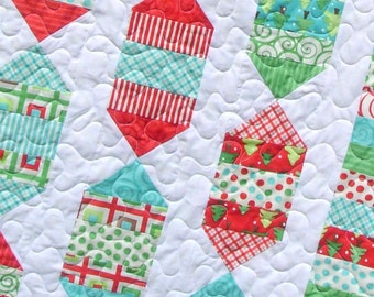 Quilt Pattern - Confection Connection - Layer Cake or Fat Quarters - Easy Lap or Crib size  - PDFINSTANT DOWNLOAD