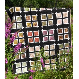 Outside The Box Quilt Pattern - Layer Cake Pattern - PDF INSTANT DOWNLOAD