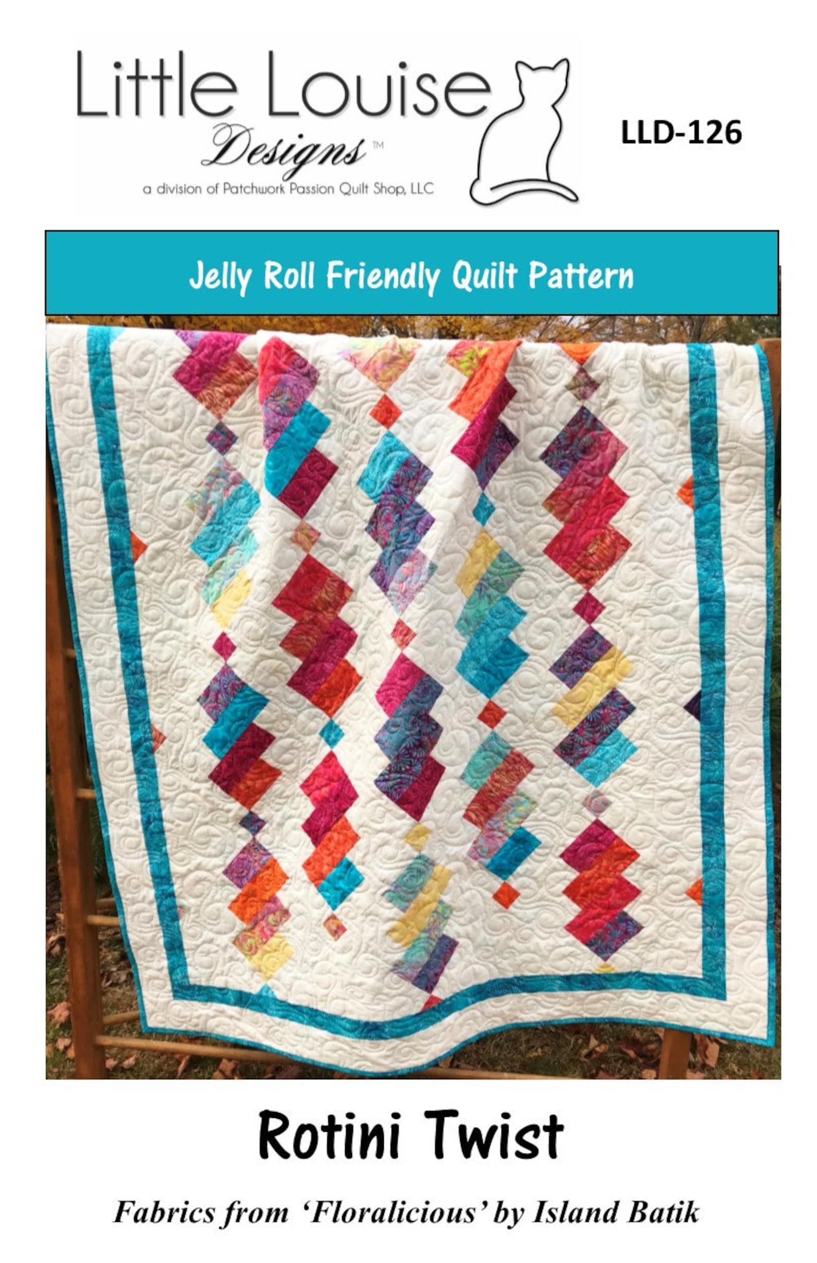 Rotini Twist Jelly Roll Quilt Pattern PDF INSTANT DOWNLOAD Etsy
