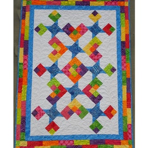 Quilt Pattern - Star Struck - Adorable Baby Quilt! Super Easy! Hard Copy Version