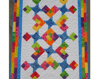 Quilt Pattern - Star Struck - Adorable Baby Quilt! Super Easy! Hard Copy Version