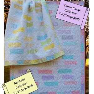 Step Right Up - Jelly Roll Quilt Pattern - Crib To King - Easy! - Hard Copy Version