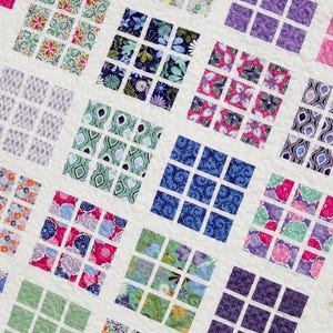 Apartment Nine Easy Layer Cake Quilt Pattern - Fat Quarter Friendly  -  PDF INSTANT DOWNLOAD