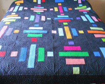 Quilt Pattern - Zen Garden Jelly Roll Pattern 73 x 87 inches PDF INSTANT DOWNLOAD