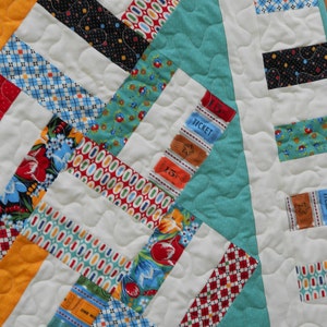 Jelly Roll Quilt Muster Pump Sticks Baby und Wurf Größen Schnell & Einfach PDF INSTANT DOWNLOAD Bild 6