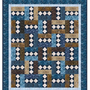 City Lights - Modern Quilt Pattern - Sizes Crib to King - Hard Copy Version