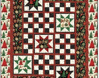 Elegant Christmas Quilt Pattern: Intermediate Level (PDF Download)