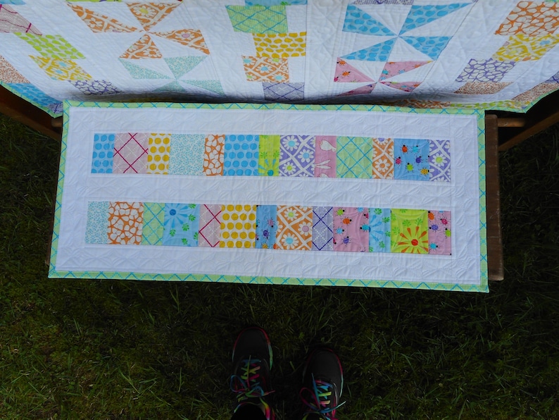 Tumbles & Twirls Baby Quilt Pattern - with Bonus Scrap Pattern - PDF INSTANT DOWNLOAD image 10