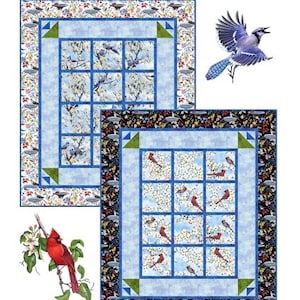 Birds Of A Feather Quilt or Wall Hanging Pattern 30&quot; x 36&quot; - PDF INSTANT DOWNLOAD