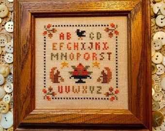 PDF-Autumn of Abundance Cross Stitch Pattern