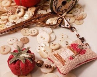 PDF - Tomato Scissor Fob Pattern & Instructions