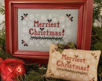 PDF-Merriest Christmas, a Counted Cross Stitch Pattern