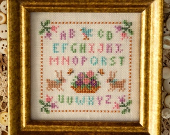 PDF-Hop Into Spring Cross Stitch Pattern