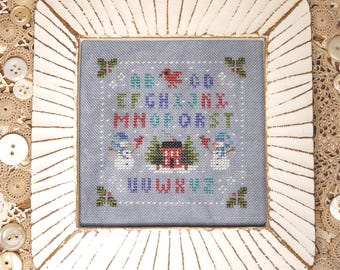 PDF-Cozy Winter Cross Stitch Pattern