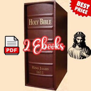La Santa Biblia King James con Apócrifos / Reproducción de la Biblia King James original de 1611 con Apócrifos / 2 LIBROS ELECTRÓNICOS