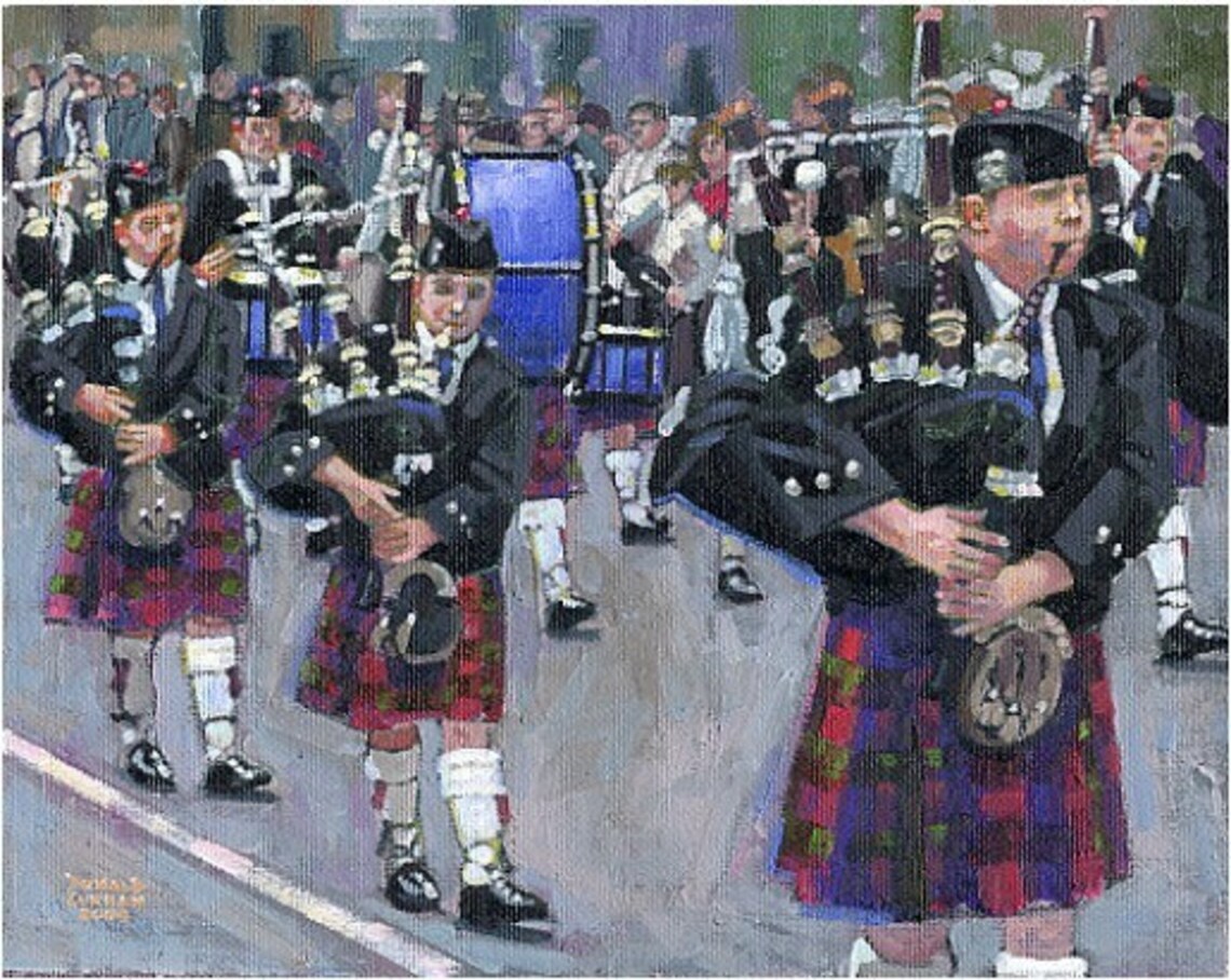 Color Print of Oil Painting Irish Scene 4 Ireland Etsy