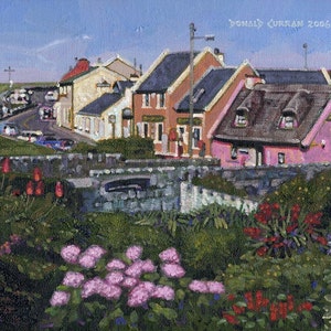 Color Print of Oil Painting, Doolin Irish Scene 137, Ireland