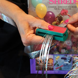 Ribbon Shredder With Curler Tool Shred and Curl Plastic Ribbons