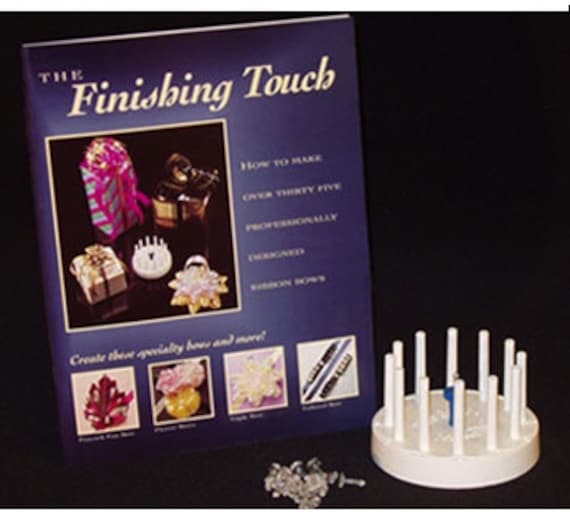 BOOK Deluxe RIBBON MAGIC BOW MAKER KIT BOWMASTER BOW PINS W//INSTR