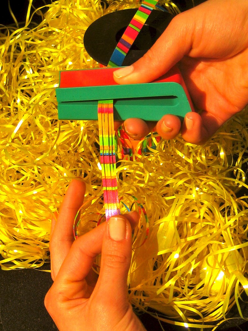 Ribbon Shredder With Curler Tool Shred and Curl Plastic Ribbons for