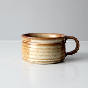 vintage studio pottery mug or soup cup