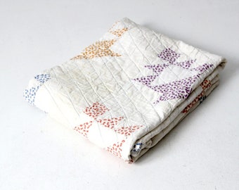 ヴィンテージの手縫いキルト 61 x 43 - Etsy 日本