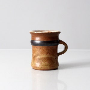 vintage studio pottery mug