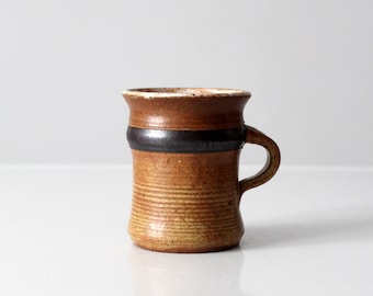 vintage studio pottery mug