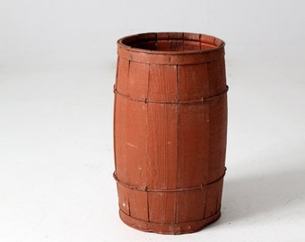 antique red barrel