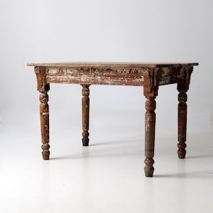 antique farmhouse kitchen table