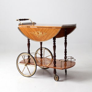 mid-century Italian Sorrento Specialities bar cart