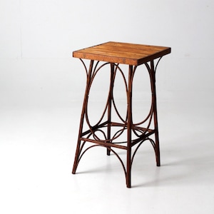 antique rustic twig side table