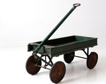 antique wooden wagon