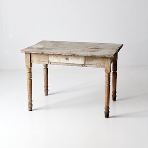 antique table with drawer