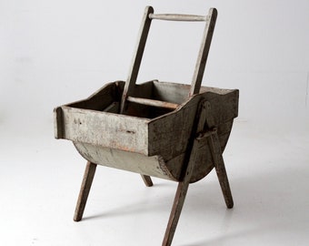 antique rocking laundry wash tub