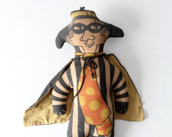 vintage 70s McDonald's Hamburglar doll