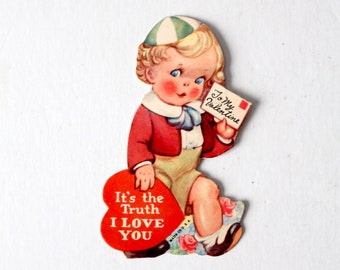 vintage Valentine's Day card circa 1930s