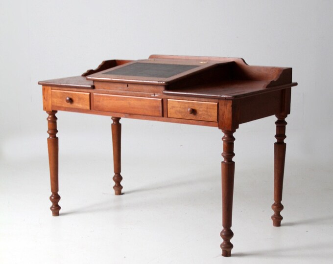 Antique Writing Desk Etsy