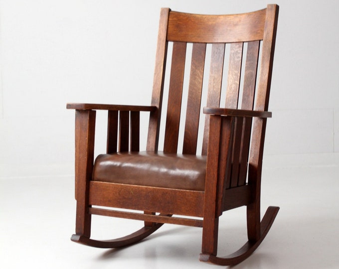Dutch Mission Rocker Antique Mission Rocking Chair - Etsy