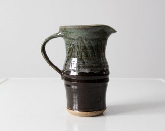 vintage studio pottery pitcher