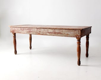 antique farmhouse table