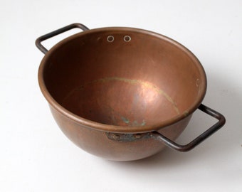 antique copper chocolate pot