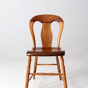 antique balloon back chair