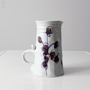 vintage studio pottery pitcher